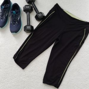 Tangerine workout capri leggings